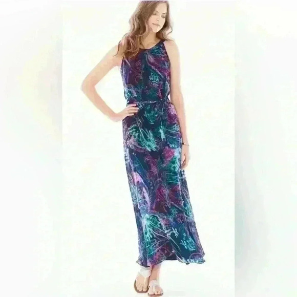Soma Dresses & Skirts - Women’s Soma Woven Halter Maxi Dress Sensational Navy